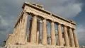 Parthenon - antique temple in Athenian Acropolis in Greece HD Footage
