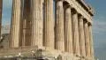 Parthenon - antique temple in Athenian Acropolis in Greece HD Footage