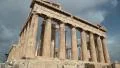 Parthenon - antique temple in Athenian Acropolis in Greece HD Footage