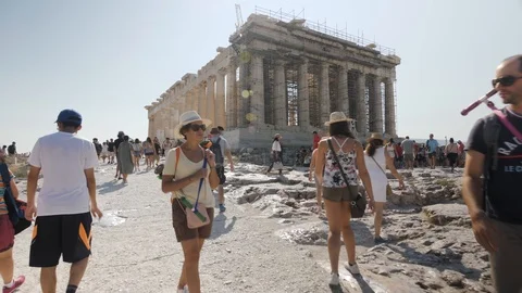Parthenon , Athens Stock Footage 127168282
