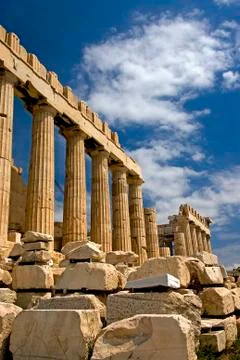 The Parthenon in Athens Stock Photos