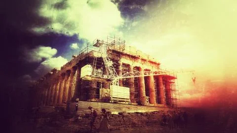 The Parthenon Stock Photos