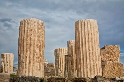 Parthenon rubble Stock Photos