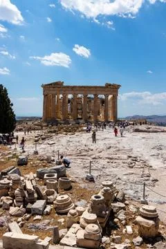 The Parthenon temple Stock Photos