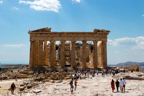 The Parthenon temple Stock Photos