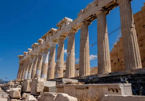 The Parthenon temple Stock Photos