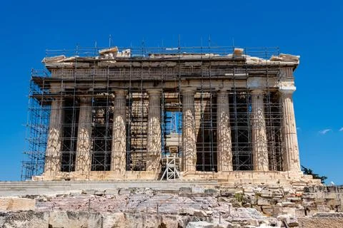 The Parthenon temple Stock Photos