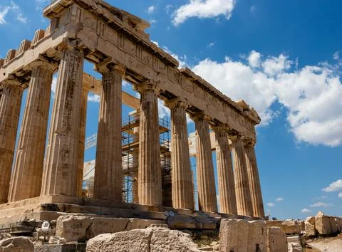 The Parthenon temple Stock Photos
