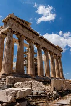The Parthenon temple Stock Photos