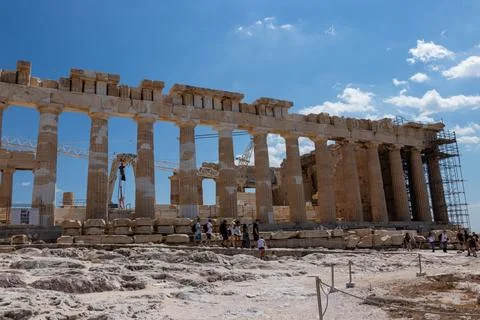 The Parthenon temple Stock Photos