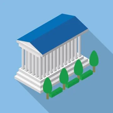 Parthenon in vector format Stock Illustration