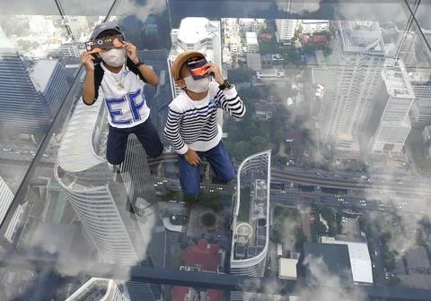 Partial annular solar eclipse seen from in Thailand, Bangkok - 21 Jun 2020 Stock Photos