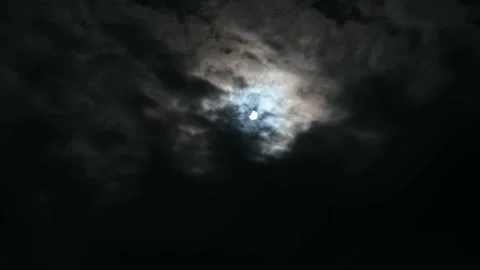 Partial eclipse of the Sun. Annular eclipse. Moon in front of the sun Stock Footage 219885266