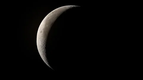Partial lunar eclipse Stock Footage 250622034
