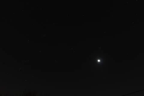 Partial Lunar Eclipse of November 19, 2021 Stock Photos