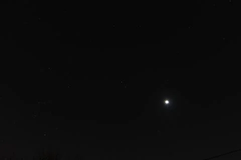 Partial Lunar Eclipse of November 19, 2021 Stock Photos