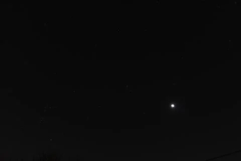 Partial Lunar Eclipse of November 19, 2021 Stock Photos