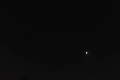 Partial Lunar Eclipse of November 19, 2021 Stock Photos