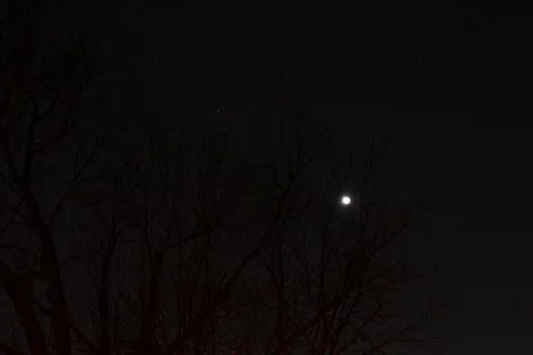 Partial Lunar Eclipse of November 19, 2021 Stock Photos