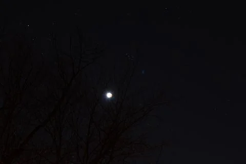 Partial Lunar Eclipse of November 19, 2021 Stock Photos