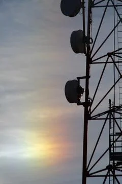 Partial Rainbow Foto stock