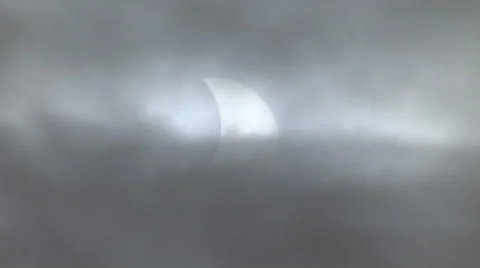 Partial solar eclipse, 20 March 2015 Stock Footage 48223958