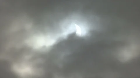 Partial solar eclipse, 20 March 2015 Stock Footage 48224247