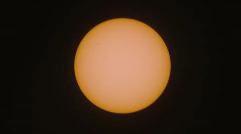 Partial Solar Eclipse Astronomy Timelapse Closeup Of The Sun Stock Footage 49449426