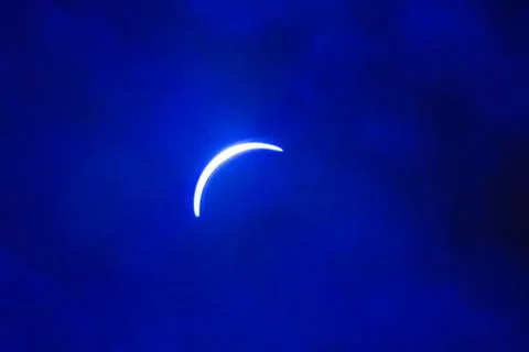 Partial Solar Eclipse August 21 2017 Fotos Stock