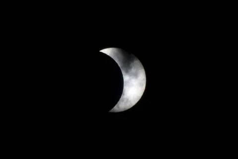  Partial Solar Eclipse August 21 2017 Partial Solar Eclipse August 21 2017... Stock Photos