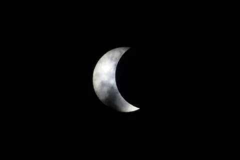  Partial Solar Eclipse August 21 2017 Partial Solar Eclipse August 21 2017... Stock Photos