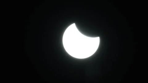Partial solar Eclipse Stock Footage 305760504