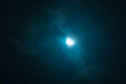 Partial Solar Eclipse March 20, 2015 Stock Photos