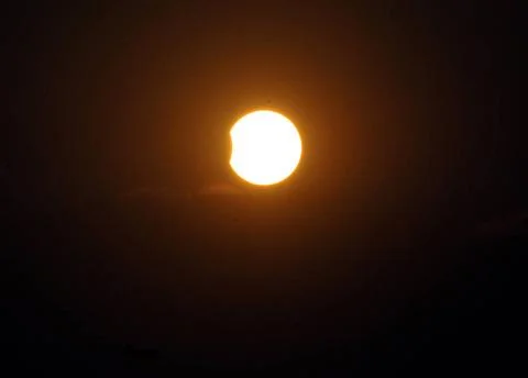 Partial Solar Eclipse, Mumbai, Maharashtra, India, Asia India Copyright: x... Fotos Stock