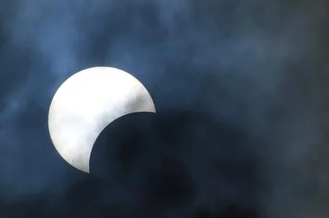 Partial solar eclipse Fotos Stock