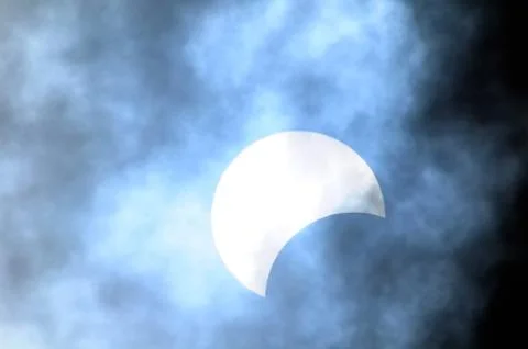 Partial Solar Eclipse Stock Photos