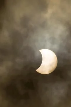 Partial Solar Eclipse Fotos Stock