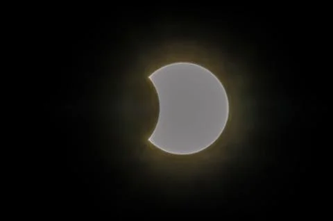 Partial Solar Eclipse Fotos Stock