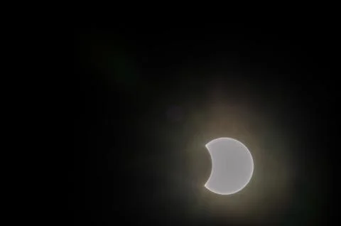 Partial Solar Eclipse Stock Photos