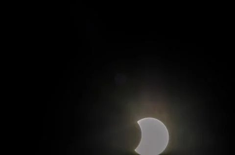 Partial Solar Eclipse Stock Photos