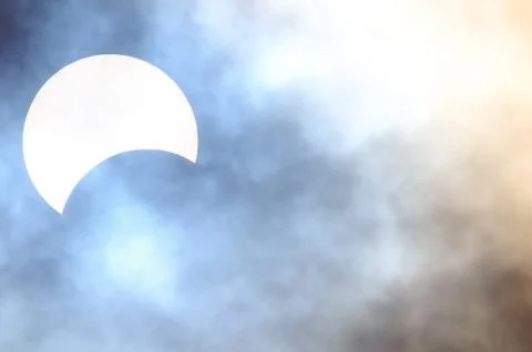 Partial Solar Eclipse Fotos Stock