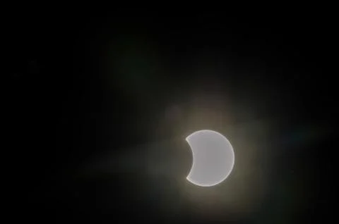 Partial Solar Eclipse Stock Photos