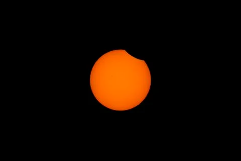 Partial Solar Eclipse Stock Photos