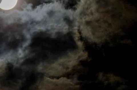 Partial Solar Eclipse Fotos Stock