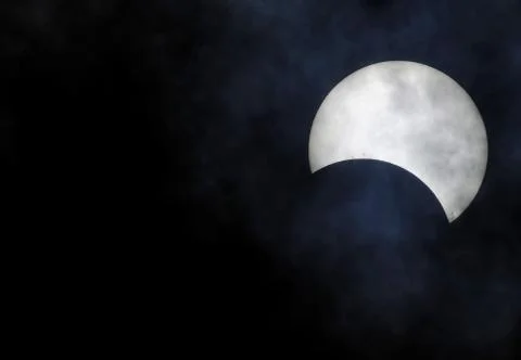 Partial Solar Eclipse Fotos Stock