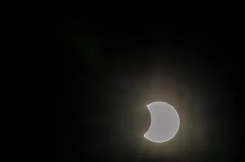 Partial Solar Eclipse Fotos Stock