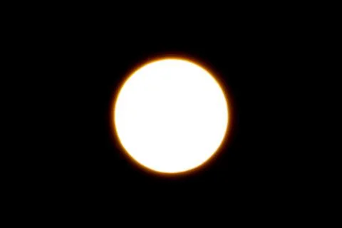 Partial solar eclipse Stock Photos