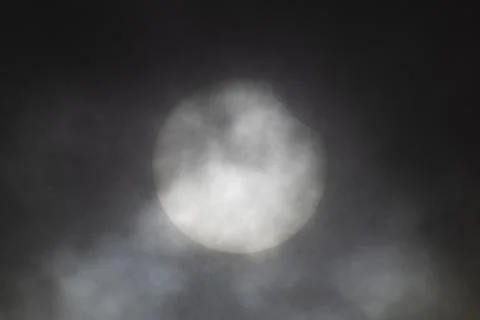 Partial solar eclipse in Salgotarjan, Hungary - 29 Mar 2025 Stock Photos