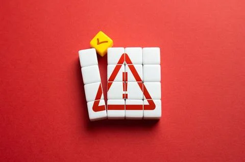 A partial solution to a big problem. Breaking down a complex problem into man Foto stock