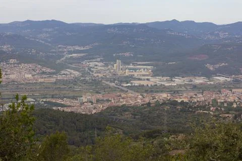 Partial view of Baix Llobregat Stock Photos